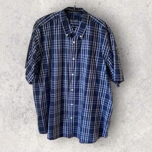 Covington Easy Care Men’s Size XL Plaid Short Sleeve Button Down Shirt